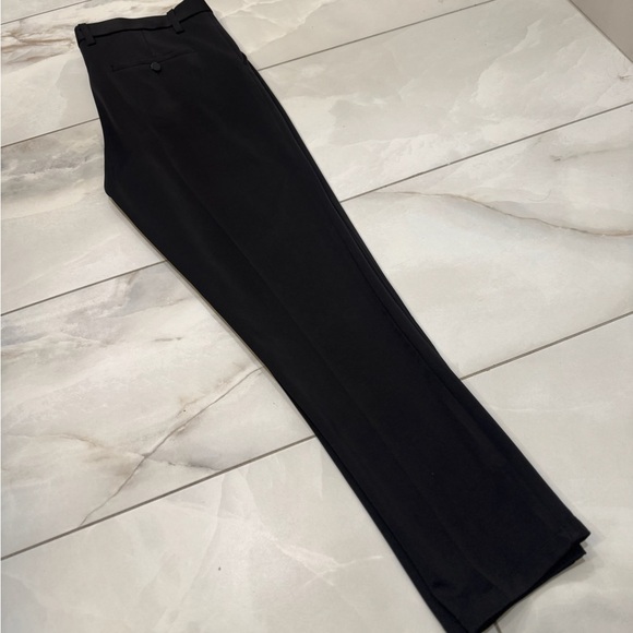 Quince Other - Italian Boutique Slim Tailored Solid Black Business Casual Dress Trouser Pants